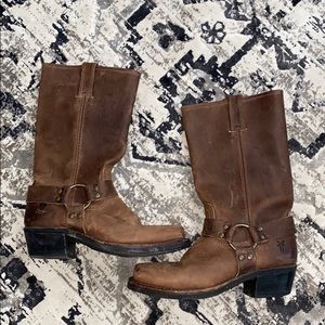 Frye harness boots size 7